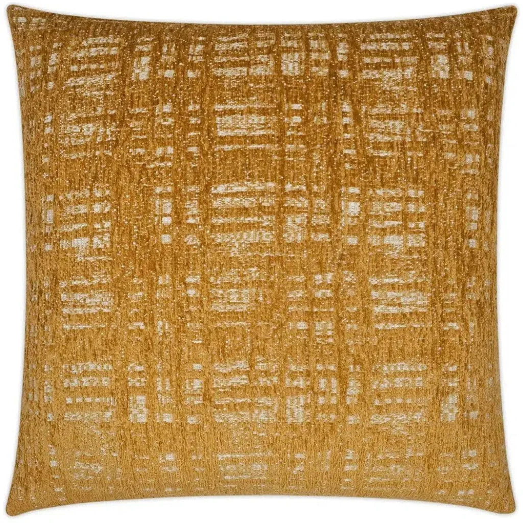 Collateral Golden Textured Yellow Large Throw Pillow - LOOMLAN - D.V. Kap - Throw Pillows