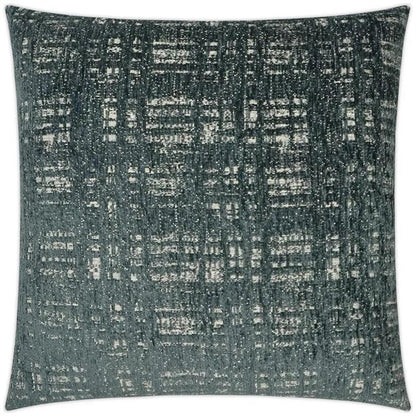 Collateral Iron Textured Slate Blue Large Throw Pillow - LOOMLAN - D.V. Kap - Throw Pillows