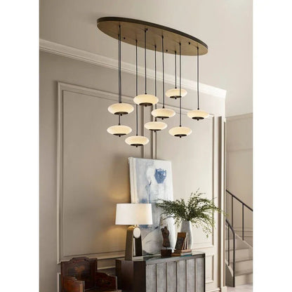 Collier Adjustable Height Chandelier - LOOMLAN - Wildwood - Chandeliers
