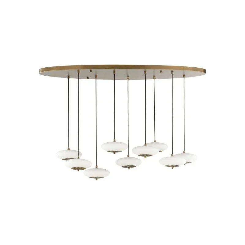 Collier Adjustable Height Chandelier - LOOMLAN - Wildwood - Chandeliers