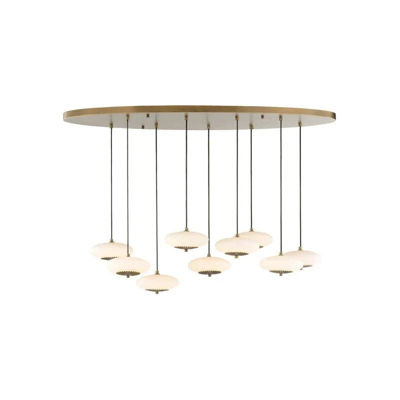 Collier Adjustable Height Chandelier - LOOMLAN - Wildwood - Chandeliers