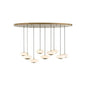 Collier Adjustable Height Chandelier - LOOMLAN - Wildwood - Chandeliers