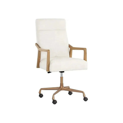 Collin Modern Office Armchair-Office Chairs-SUNPAN-Shalimar Tobacco-LOOMLAN