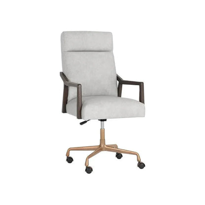 Collin Modern Office Armchair-Office Chairs-SUNPAN-Saloon Light Grey-LOOMLAN