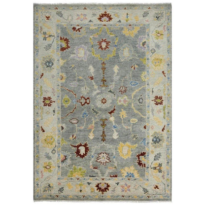 Colm Floral Gray Large Area Rugs For Living Room - LOOMLAN - LOOMLAN - Area Rugs