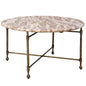 Colmar Marble Top Round Cocktail Table - LOOMLAN - Furniture Classics - Coffee Tables