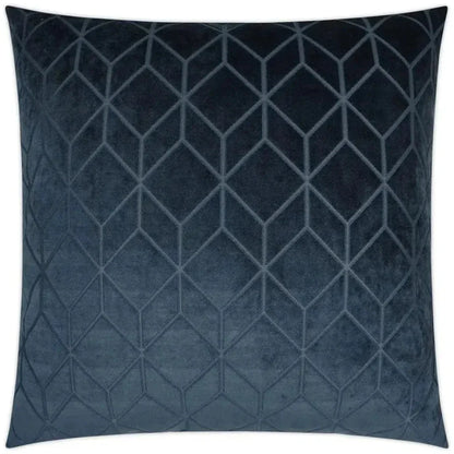 Cologne Navy Solid Nautical Navy Large Throw Pillow - LOOMLAN - D.V. Kap - Throw Pillows
