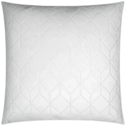 Cologne White Solid White Large Throw Pillow Insert - LOOMLAN - D.V. Kap - Throw Pillows