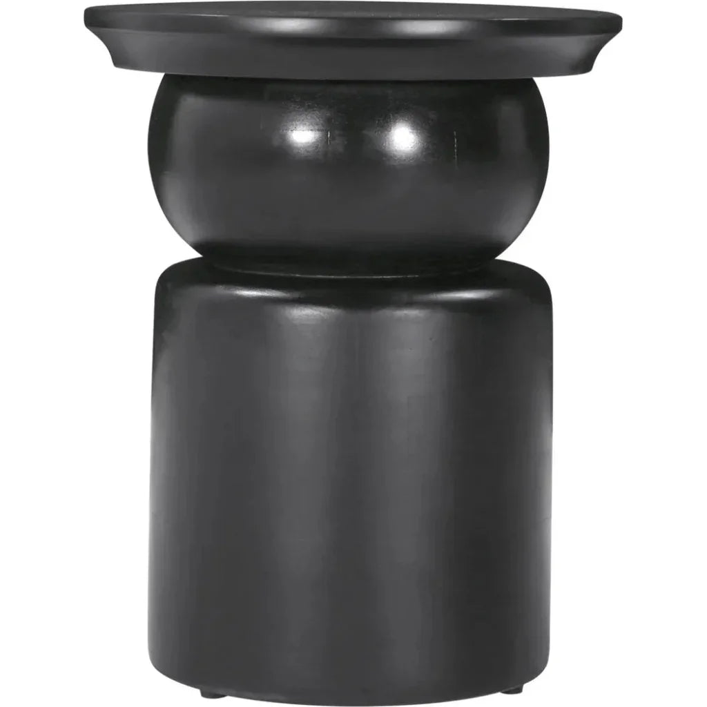 Colombo Side Table Black - LOOMLAN - Zuo Modern - Side Tables