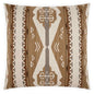 Colony Brown Throw Pillow