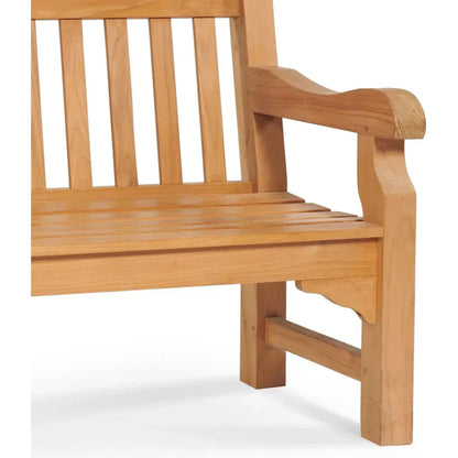 Colton 2-Person Teak Outdoor Bench-Outdoor Benches-HiTeak-LOOMLAN
