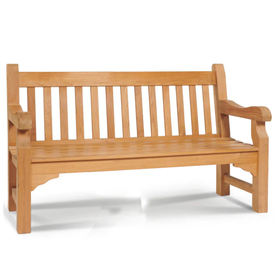 Colton 2-Person Teak Outdoor Bench-Outdoor Benches-HiTeak-LOOMLAN