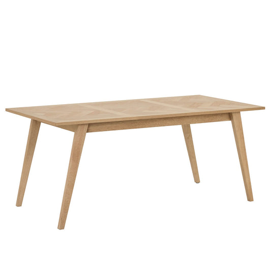 Colton Wooden Rectangular Dining Table-Dining Tables-LH Imports-LOOMLAN