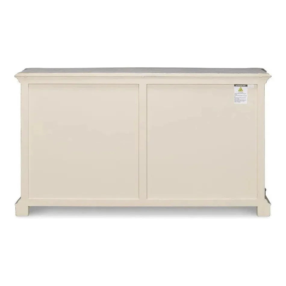 Columns Bowfront Sideboard Blue - LOOMLAN - Sarreid - Sideboards