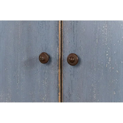 Columns Bowfront Sideboard Blue - LOOMLAN - Sarreid - Sideboards