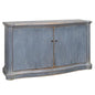 Columns Bowfront Sideboard Blue - LOOMLAN - Sarreid - Sideboards