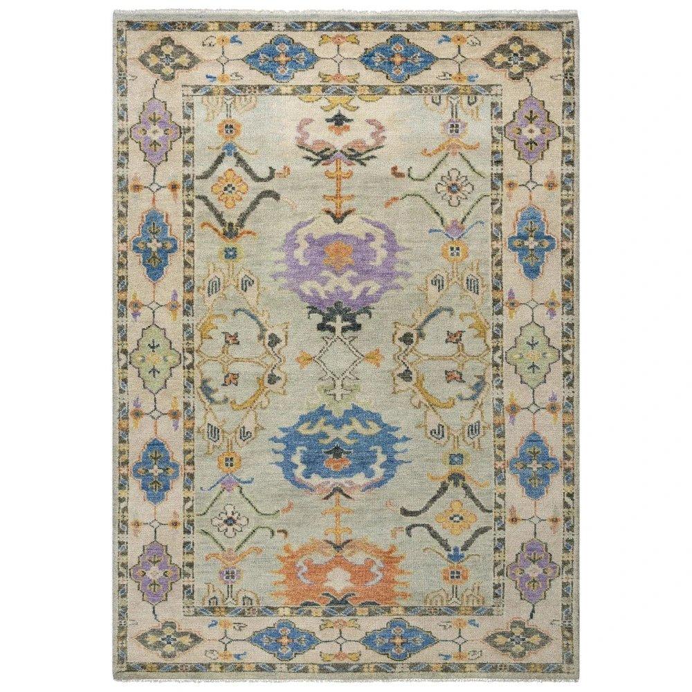 Colv Floral Gray Large Area Rugs For Living Room - LOOMLAN - LOOMLAN - Area Rugs