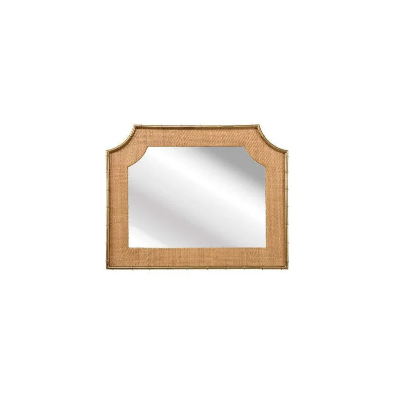 Com Amore Vanity Brown Wall Mirror - LOOMLAN - Wildwood - Wall Mirrors