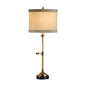Complex Key Solid Brass Framed Table Lamp - LOOMLAN - Wildwood - Table Lamps