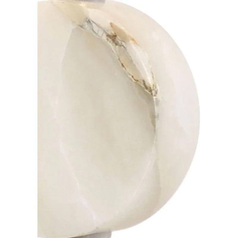 Compton White Alabaster Table Lamp - LOOMLAN - Wildwood - Table Lamps