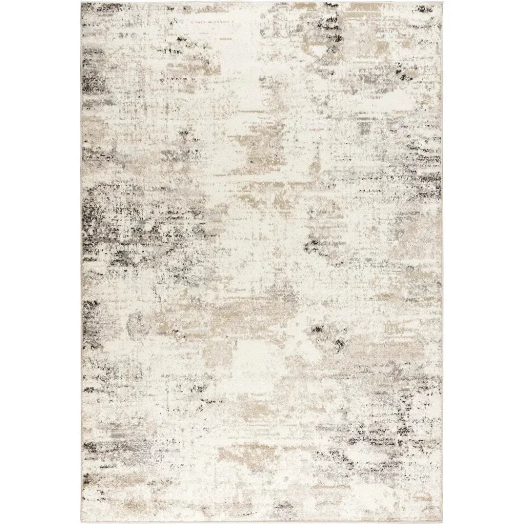 Conc Abstract Beige Kitchen Hallway Runner Rug - LOOMLAN - LOOMLAN - Area Rugs