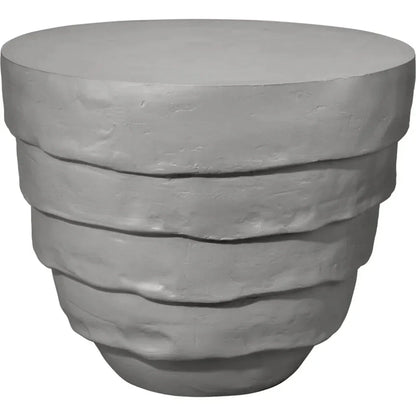 Concentric Fiber Glass Round Side Table - LOOMLAN - Jamie Young - Side Tables