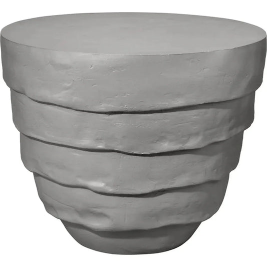 Concentric Fiber Glass Round Side Table - LOOMLAN - Jamie Young - Side Tables