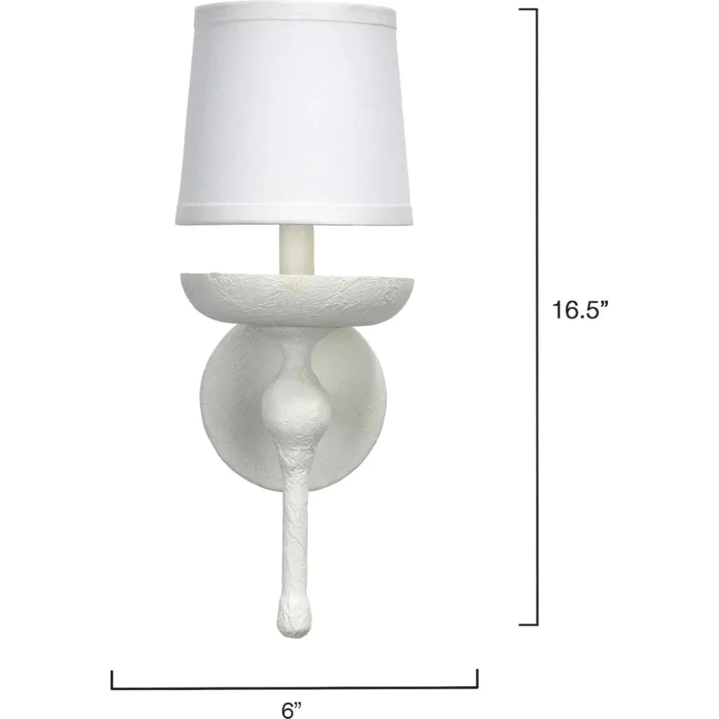 Concord Plaster Coated Wall Sconce