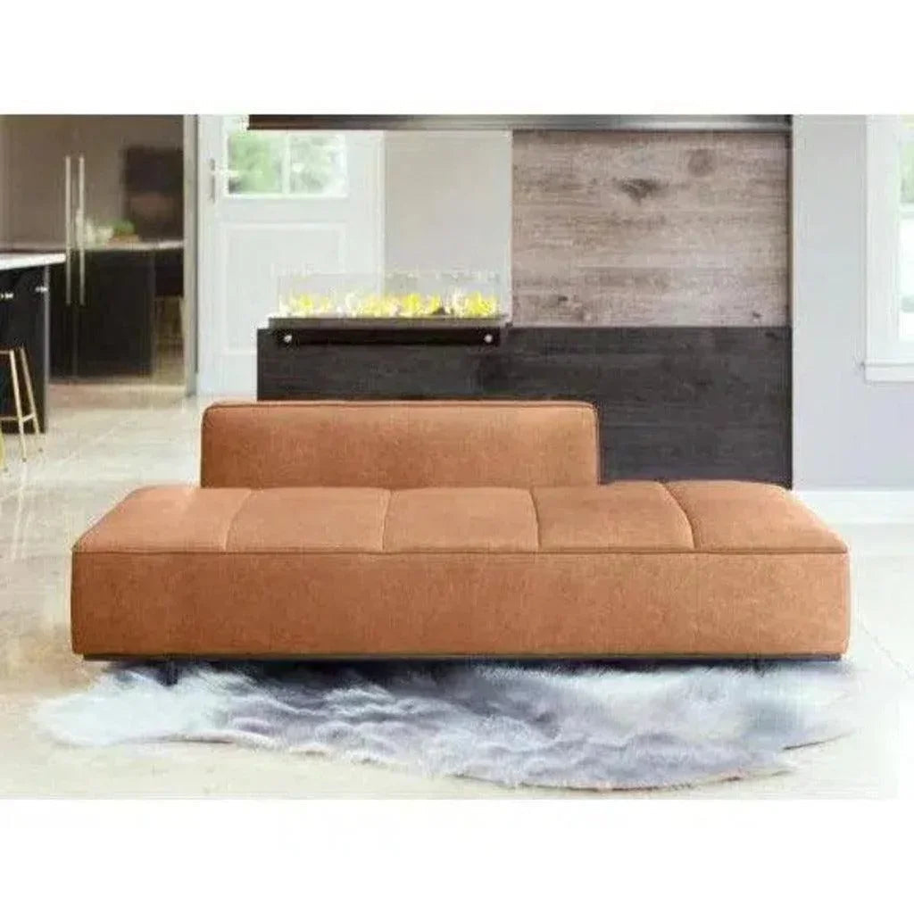 Confection Sofa Brown in Steel Frame - LOOMLAN - Zuo Modern - Sofas & Loveseats