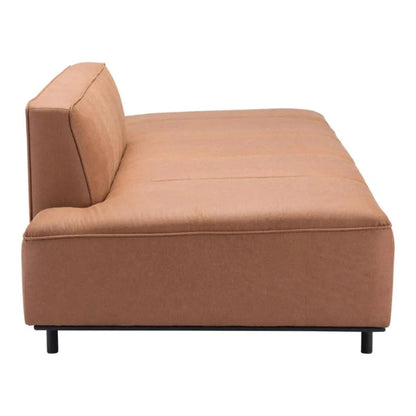 Confection Sofa Brown in Steel Frame - LOOMLAN - Zuo Modern - Sofas & Loveseats