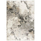 Conk Abstract Beige Kitchen Hallway Runner Rug - LOOMLAN - LOOMLAN - Area Rugs