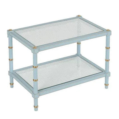 Conner Cane Bamboo - Inspired Legs Cocktail Table - LOOMLAN - Chelsea House - Coffee Tables