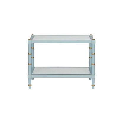 Conner Cane Bamboo - Inspired Legs Cocktail Table - LOOMLAN - Chelsea House - Coffee Tables