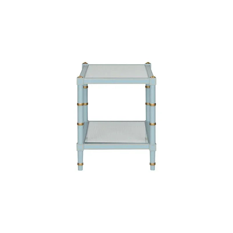 Conner Cane Bamboo - Inspired Legs Cocktail Table - LOOMLAN - Chelsea House - Coffee Tables