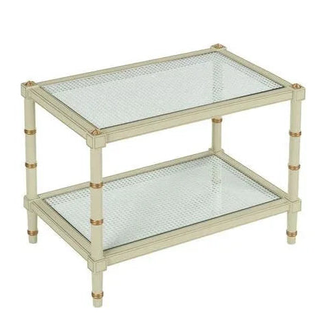 Conner Cane Bamboo - Inspired Legs Cocktail Table - LOOMLAN - Chelsea House - Coffee Tables