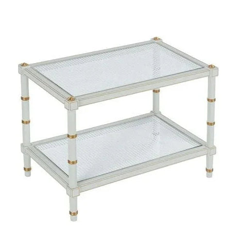 Conner Cane Bamboo - Inspired Legs Cocktail Table - LOOMLAN - Chelsea House - Coffee Tables