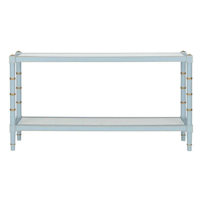 Conner Cane Bamboo - Inspired Legs Console Table - LOOMLAN - Chelsea House - Console Tables