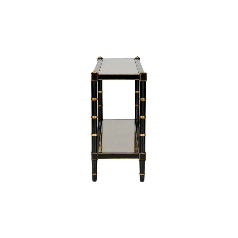 Conner Cane Bamboo - Inspired Legs Console Table - LOOMLAN - Chelsea House - Console Tables