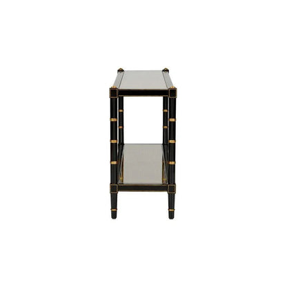 Conner Cane Bamboo - Inspired Legs Console Table - LOOMLAN - Chelsea House - Console Tables