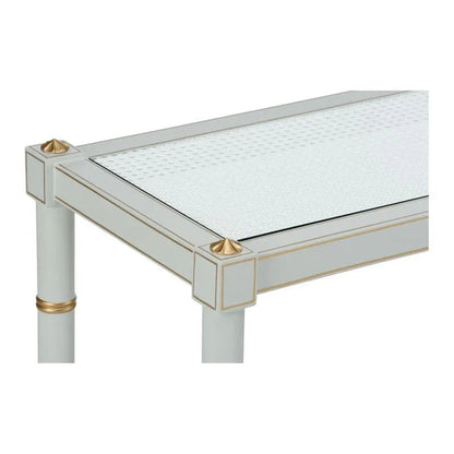 Conner Cane Bamboo - Inspired Legs Console Table - LOOMLAN - Chelsea House - Console Tables