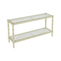 Conner Cane Bamboo - Inspired Legs Console Table - LOOMLAN - Chelsea House - Console Tables