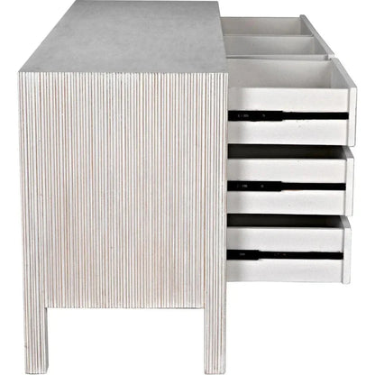 Conrad Nine Drawers Wood Dresser