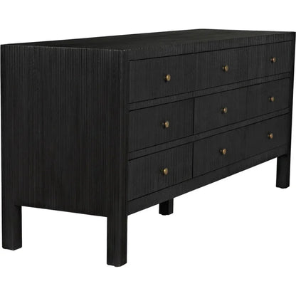 Conrad Nine Drawers Wood Dresser