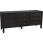 Conrad Nine Drawers Wood Dresser