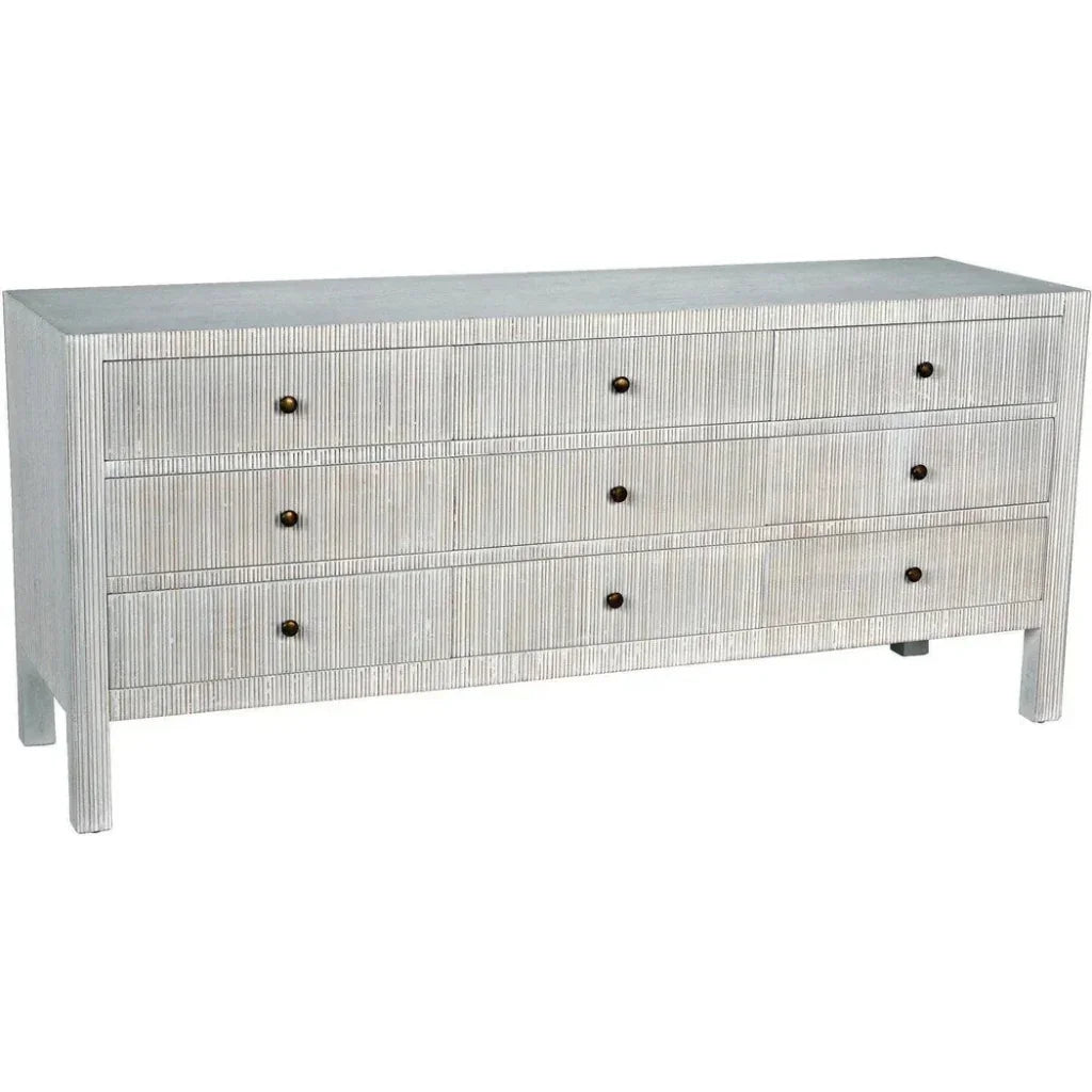 Conrad Nine Drawers Wood Dresser