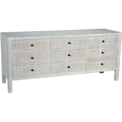 Conrad Nine Drawers Wood Dresser