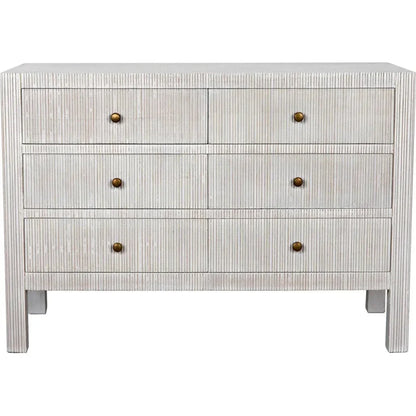 Conrad Six Drawers Wood Dresser
