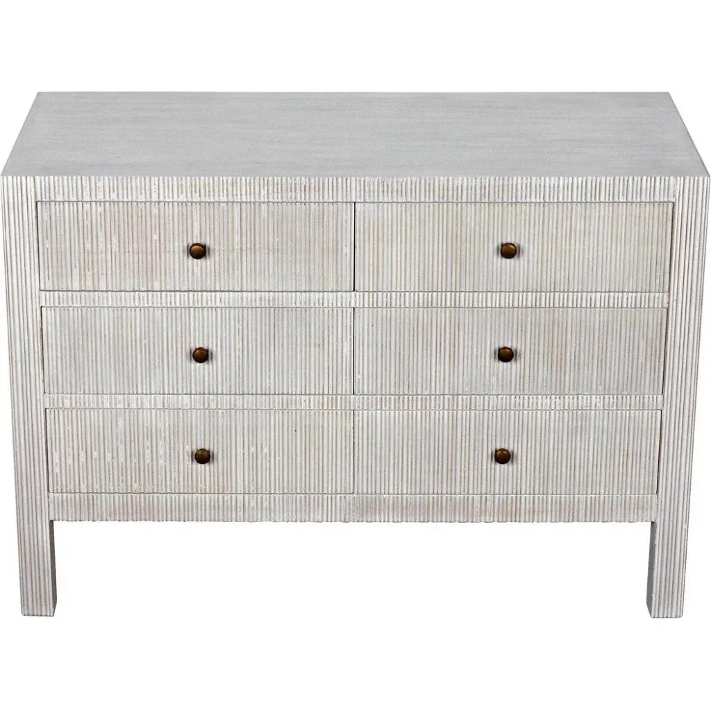 Conrad Six Drawers Wood Dresser