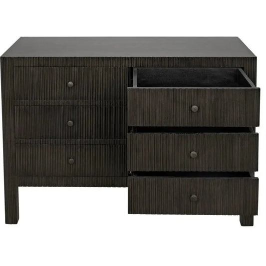 Conrad Six Drawers Wood Dresser