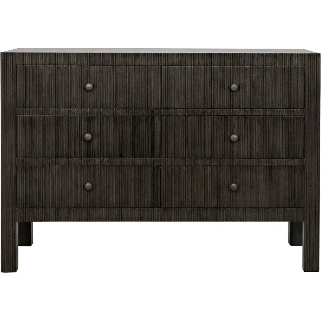 Conrad Six Drawers Wood Dresser